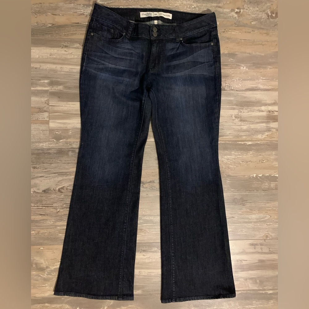 Charlotte Russe Low Rise Flare Jeans